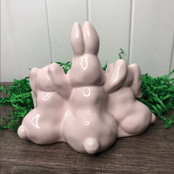 Rae Dunn Easter Love Bunnies Pink - Picture 3 of 4